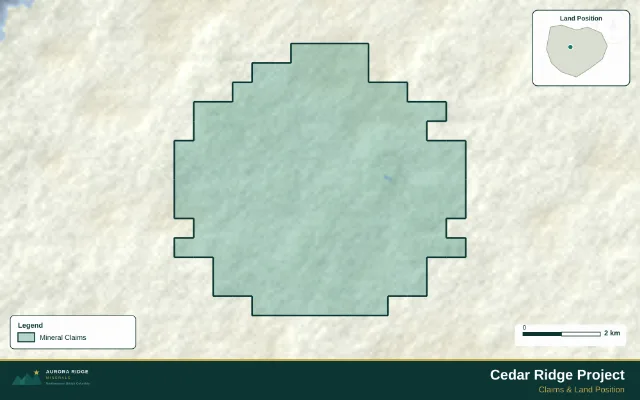 Example mining map created in Exploration Maps