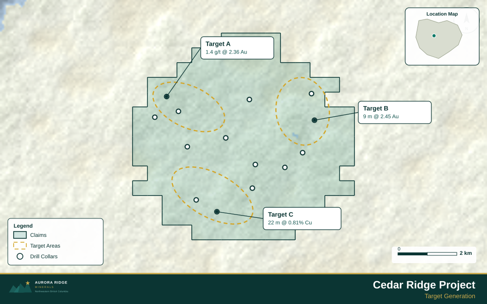 Example mining map created in Exploration Maps